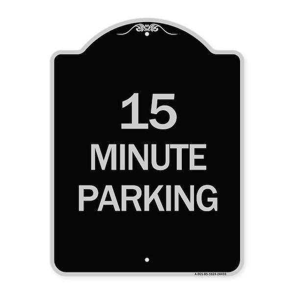 Signmission 2 Hour Parking Parking for Customers Heavy-Gauge Aluminum Sign, 24" x 18", BS-1824-24498 A-DES-BS-1824-24498 - main